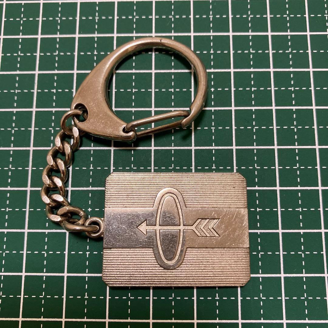 Parker Arrow Logo Metal Keychain 1960s 70s Rare Collectible Used | Suadpens