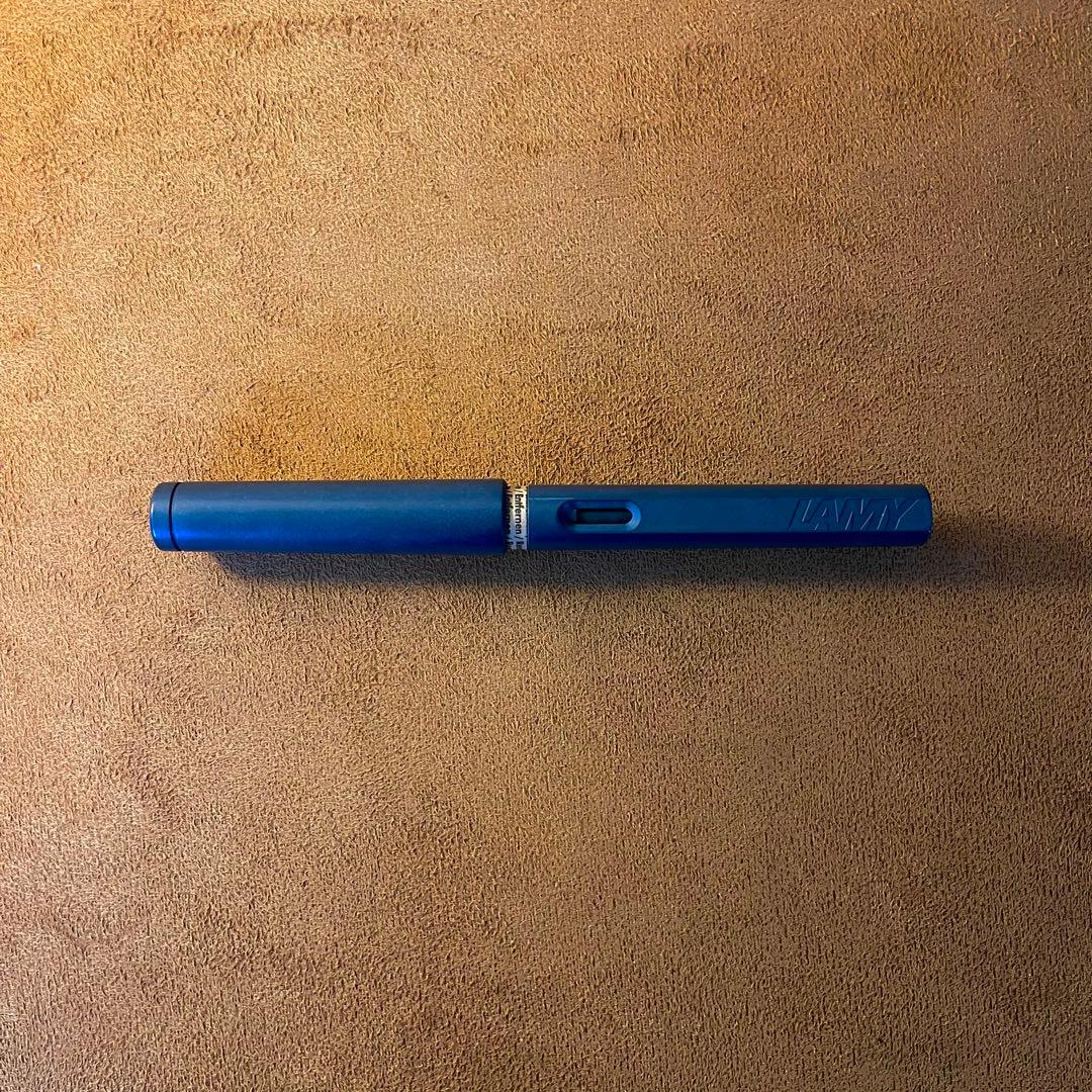 LAMY Safari Cooper Fountain Pen Blue-Black Ink Included Used | Suadpens
