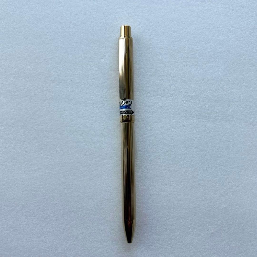 Sailor Retro Gold Mechanical Pencil & Ballpoint Pen Black Ink Used Case | Suadpens