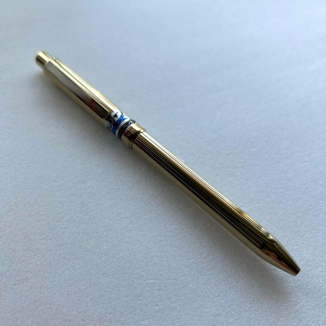 Sailor Retro Gold Mechanical Pencil & Ballpoint Pen Black Ink Used Case | Suadpens
