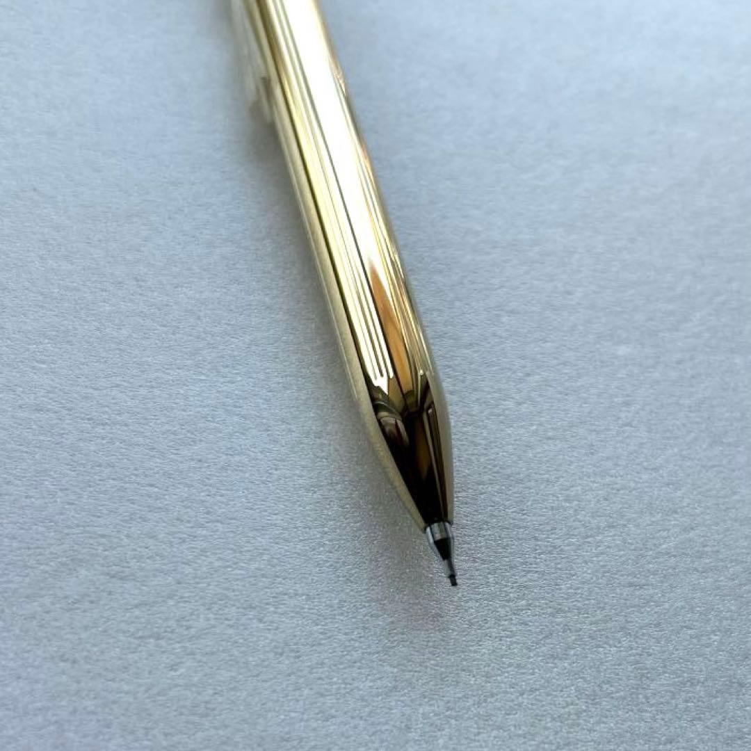 Sailor Retro Gold Mechanical Pencil & Ballpoint Pen Black Ink Used Case | Suadpens