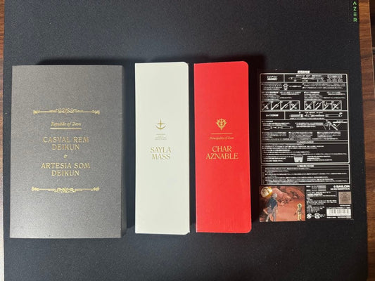 Gundam Limited Mechanical Pencil & Seira Fountain Pen Set, Used, Japan | Suadpens