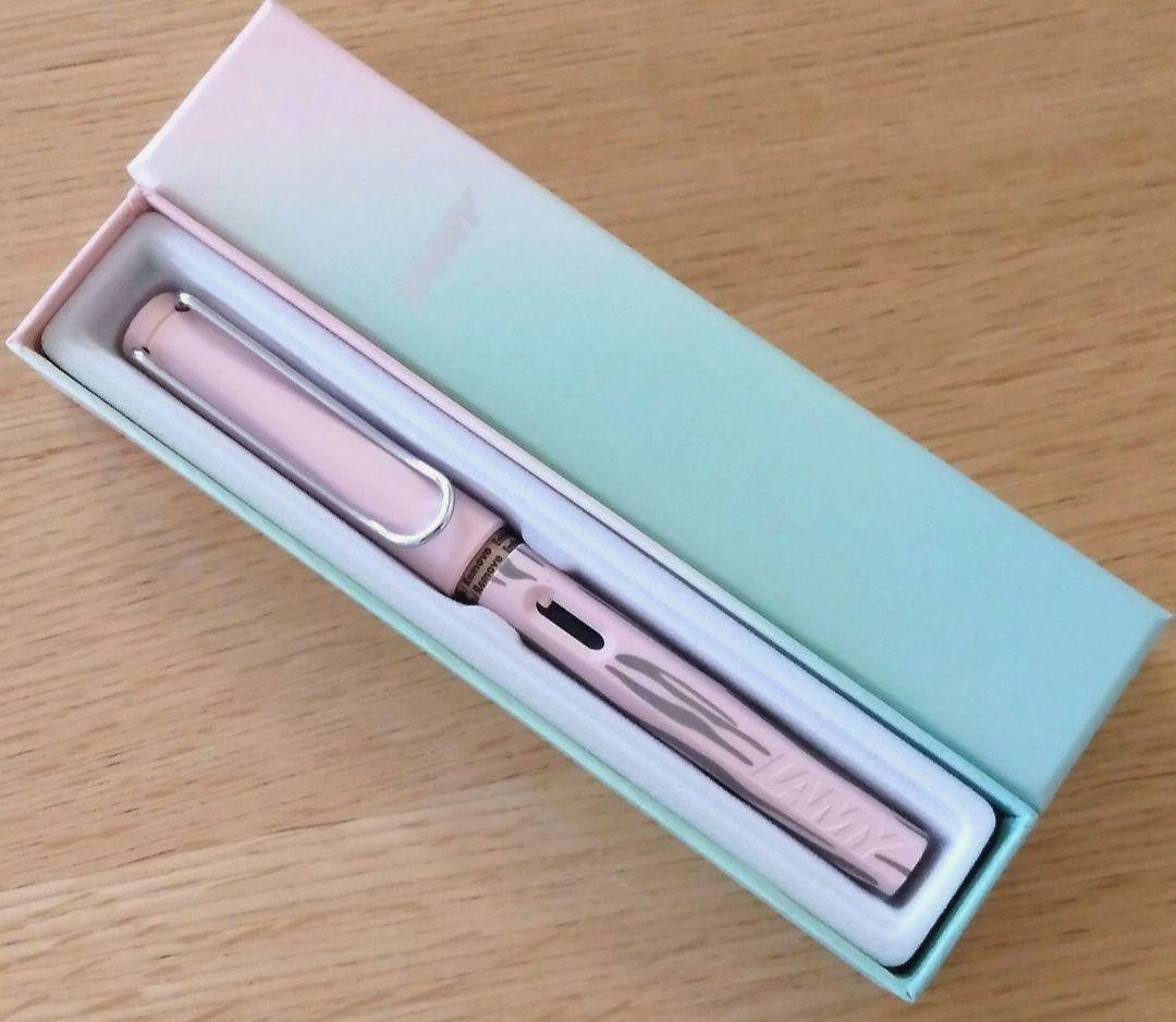 LAMY Safari Fountain Pen Rose Zebra Limited Edition F Nib | Suadpens
