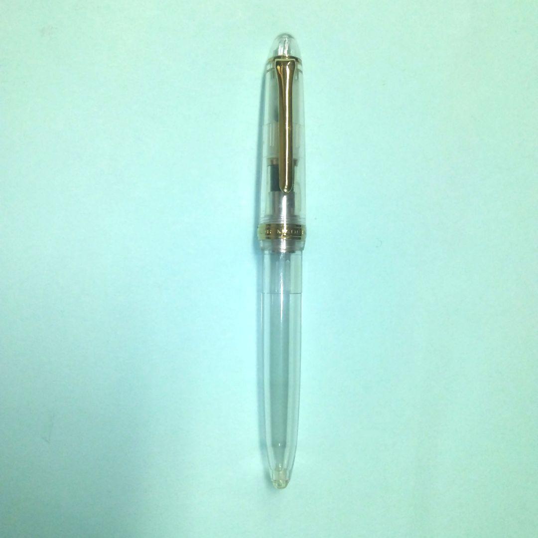 Sailor Fountain Pen Transparent Body Silver Nib Retro Used | Suadpens