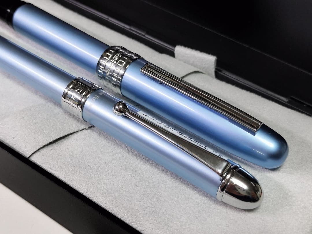 Blue Platinum Pen Set - High-Quality Scoring & Multicolor Ballpoint | Suadpens