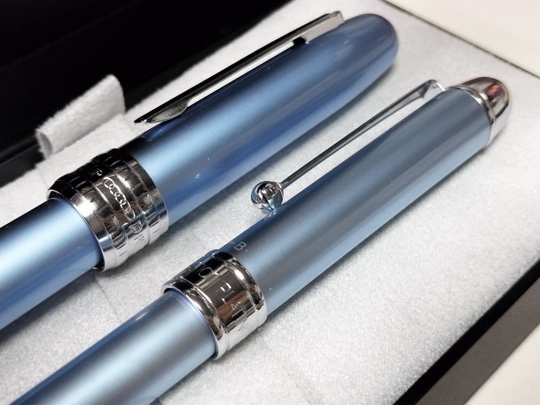 Blue Platinum Pen Set - High-Quality Scoring & Multicolor Ballpoint | Suadpens