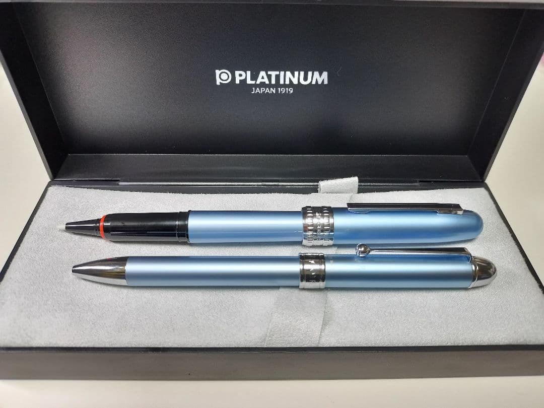 Blue Platinum Pen Set - High-Quality Scoring & Multicolor Ballpoint | Suadpens