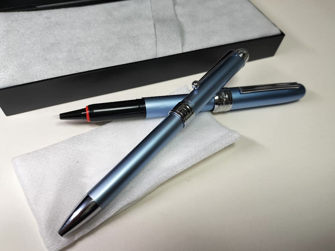 Blue Platinum Pen Set - High-Quality Scoring & Multicolor Ballpoint | Suadpens