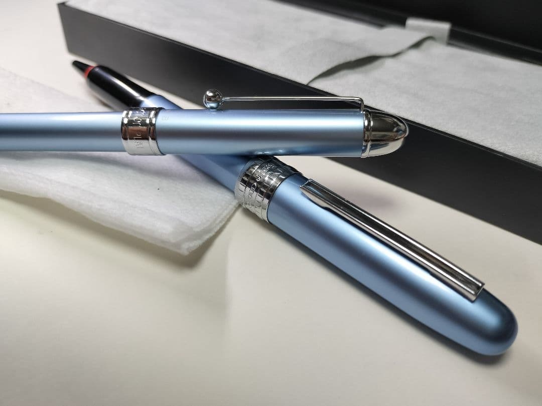 Blue Platinum Pen Set - High-Quality Scoring & Multicolor Ballpoint | Suadpens