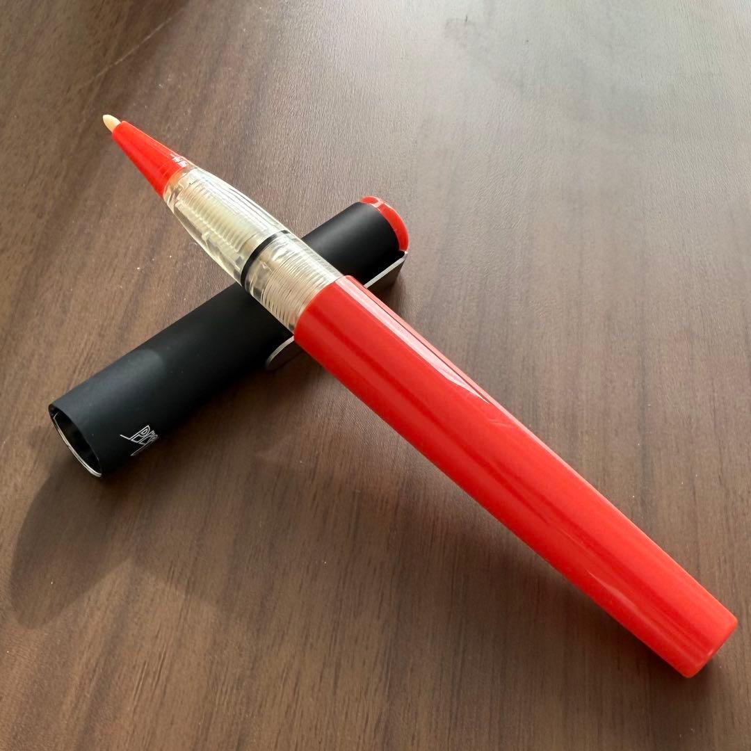 Platinum SN-800A Soft Pen Red Axis Retro Round Dip Pen New 3.15in | Suadpens