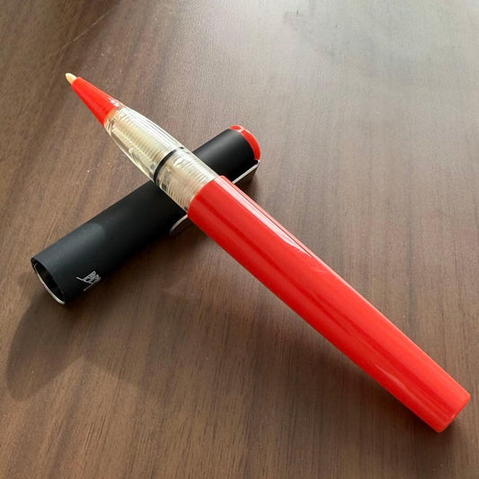Platinum SN-800A Soft Pen Red Axis Retro Round Dip Pen New 3.15in | Suadpens