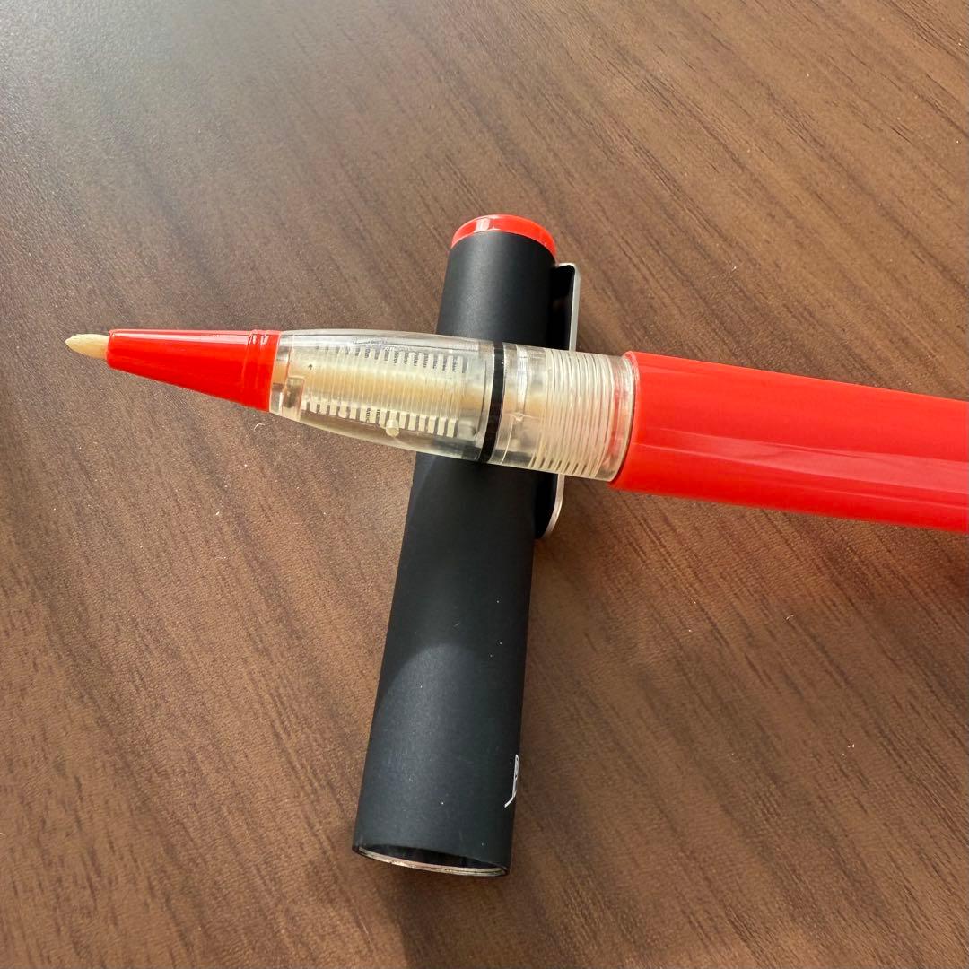 Platinum SN-800A Soft Pen Red Axis Retro Round Dip Pen New 3.15in | Suadpens