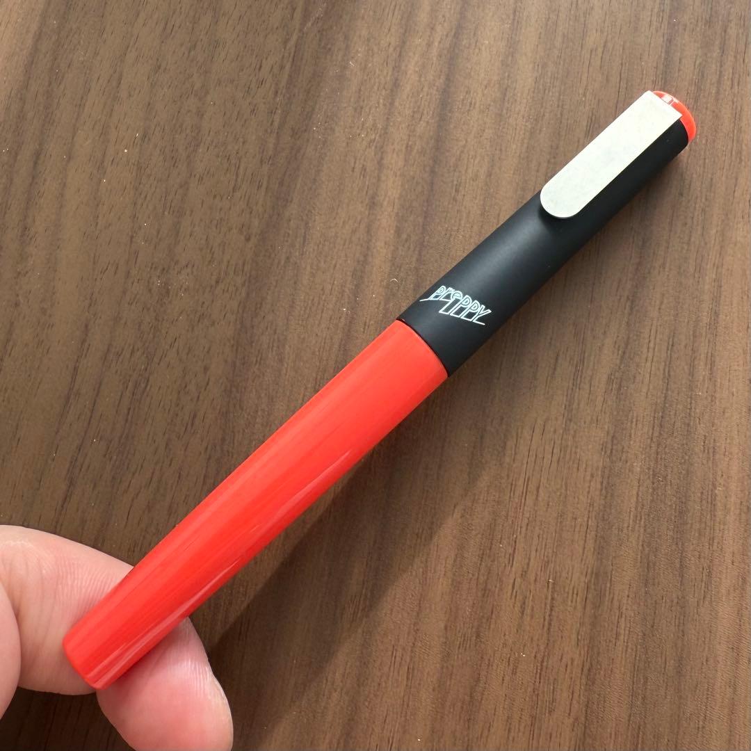 Platinum SN-800A Soft Pen Red Axis Retro Round Dip Pen New 3.15in | Suadpens