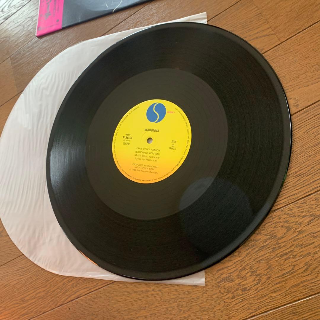 1986 Madonna Papa Don't Preach 12 inch single with Japanese obi | Japansoundstore
