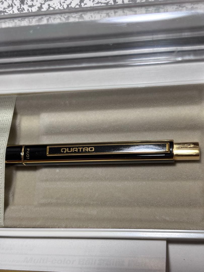 Pilot Quattro Black Square Ballpoint Pen, Vintage, Near Mint | Suadpens
