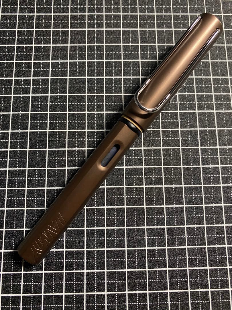 LAMY Alstar Coffee Brown Fountain Pen EF Nib Limited 2010 Discontinued Used | Suadpens