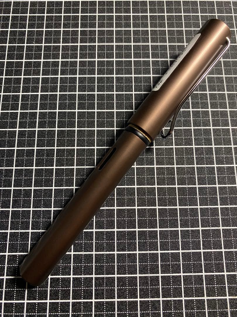 LAMY Alstar Coffee Brown Fountain Pen EF Nib Limited 2010 Discontinued Used | Suadpens