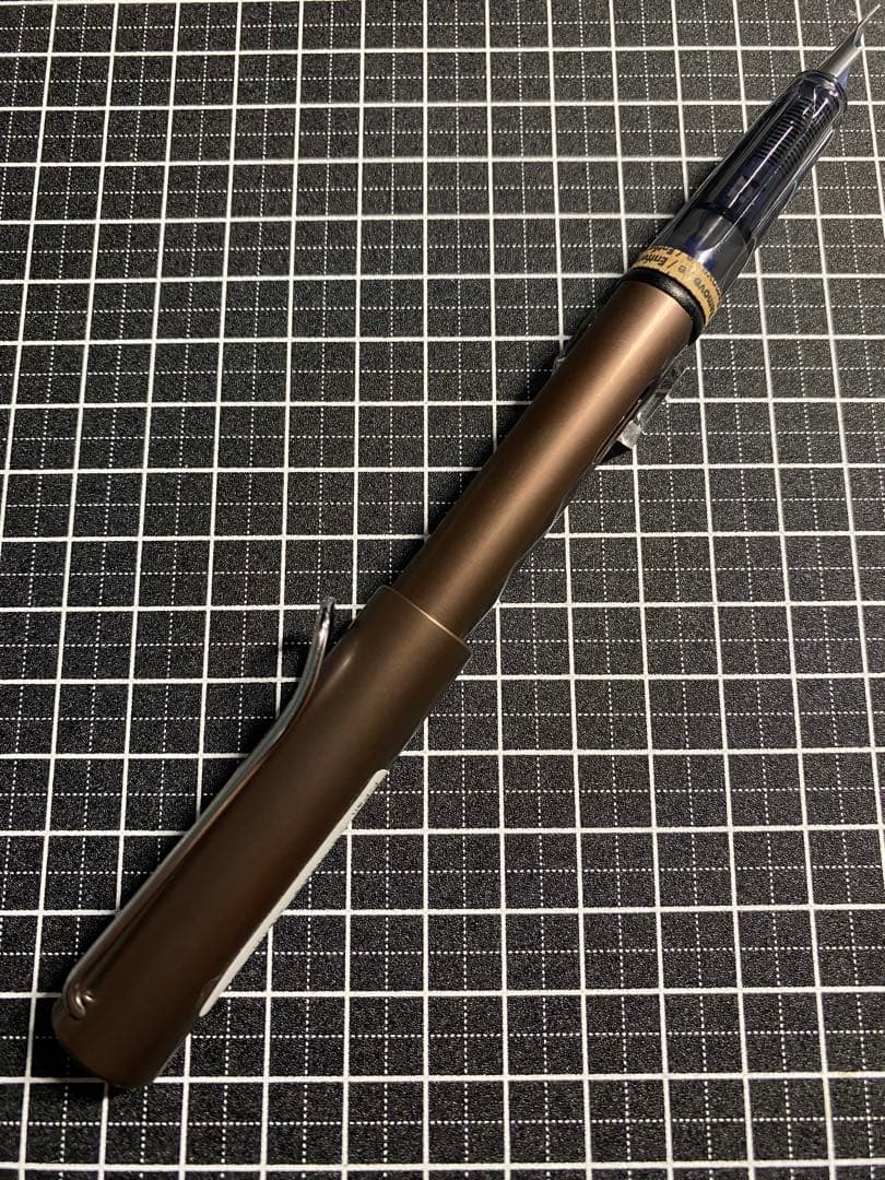 LAMY Alstar Coffee Brown Fountain Pen EF Nib Limited 2010 Discontinued Used | Suadpens