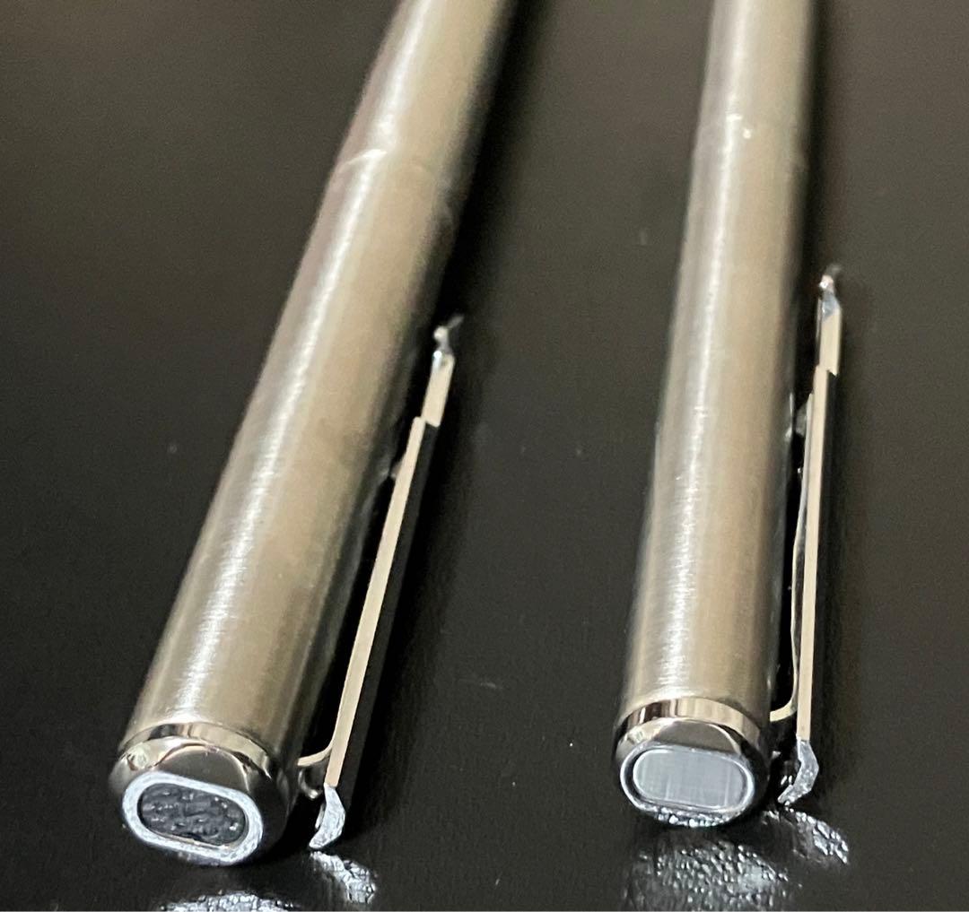 Parker Vintage Silver Fountain Pen & Ballpoint Pen Set, Used, Rare | Suadpens