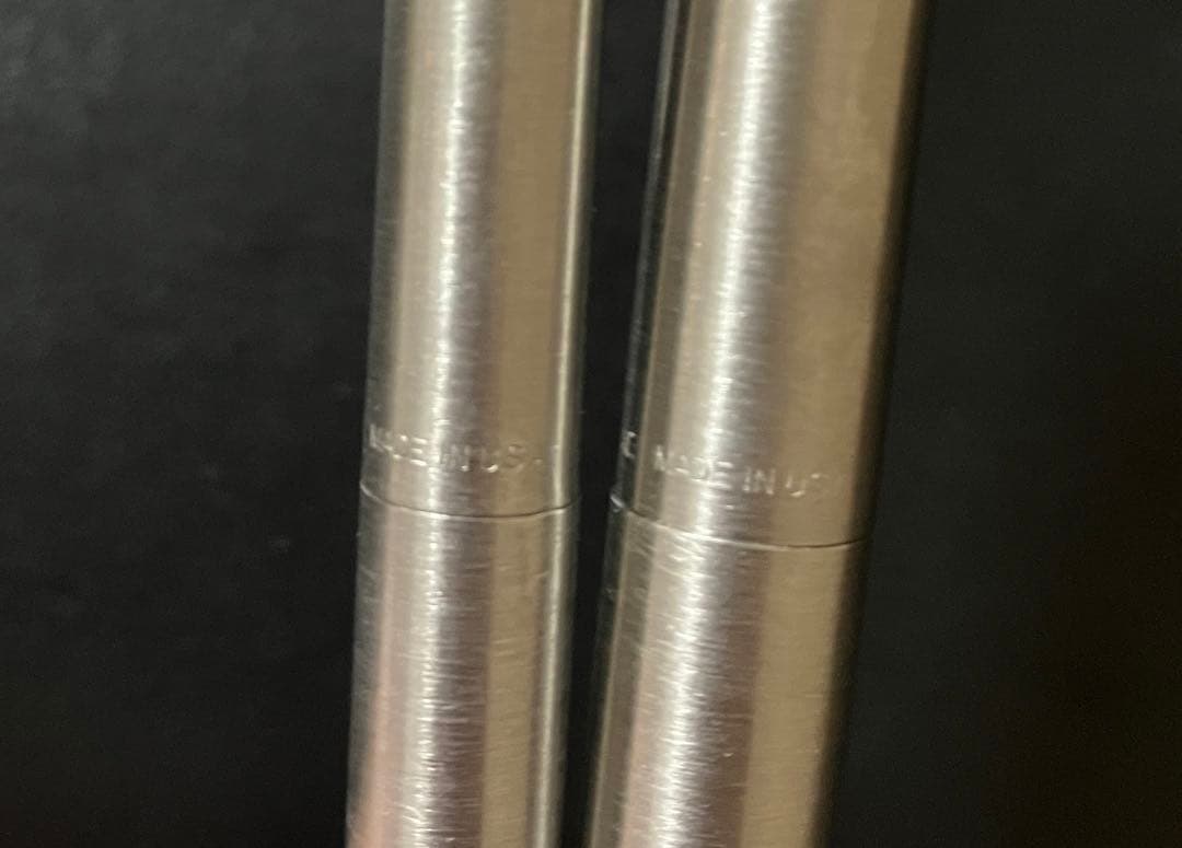 Parker Vintage Silver Fountain Pen & Ballpoint Pen Set, Used, Rare | Suadpens