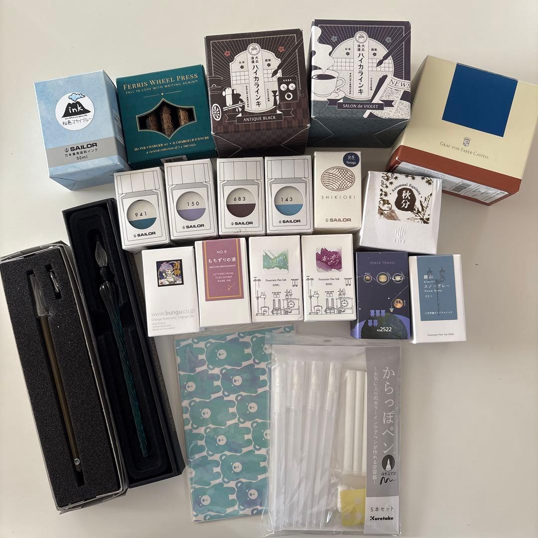 Glass Pen & Ink Bulk Sale, Limited Editions, Used, Collectible | Suadpens