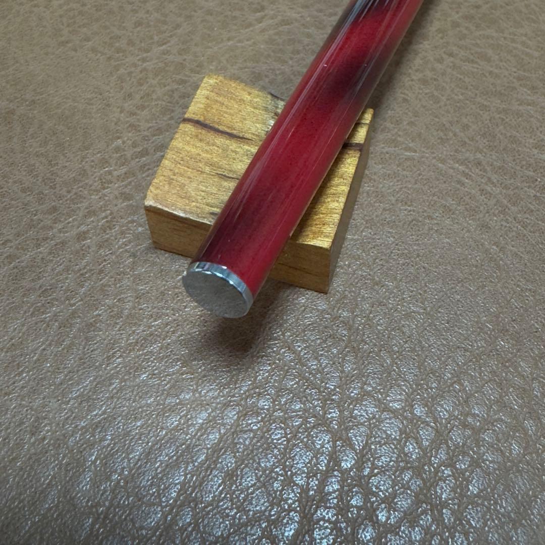 Pilot Laureate Red Marble Retro Ballpoint Pen, Cap, Used, Refill Included | Suadpens