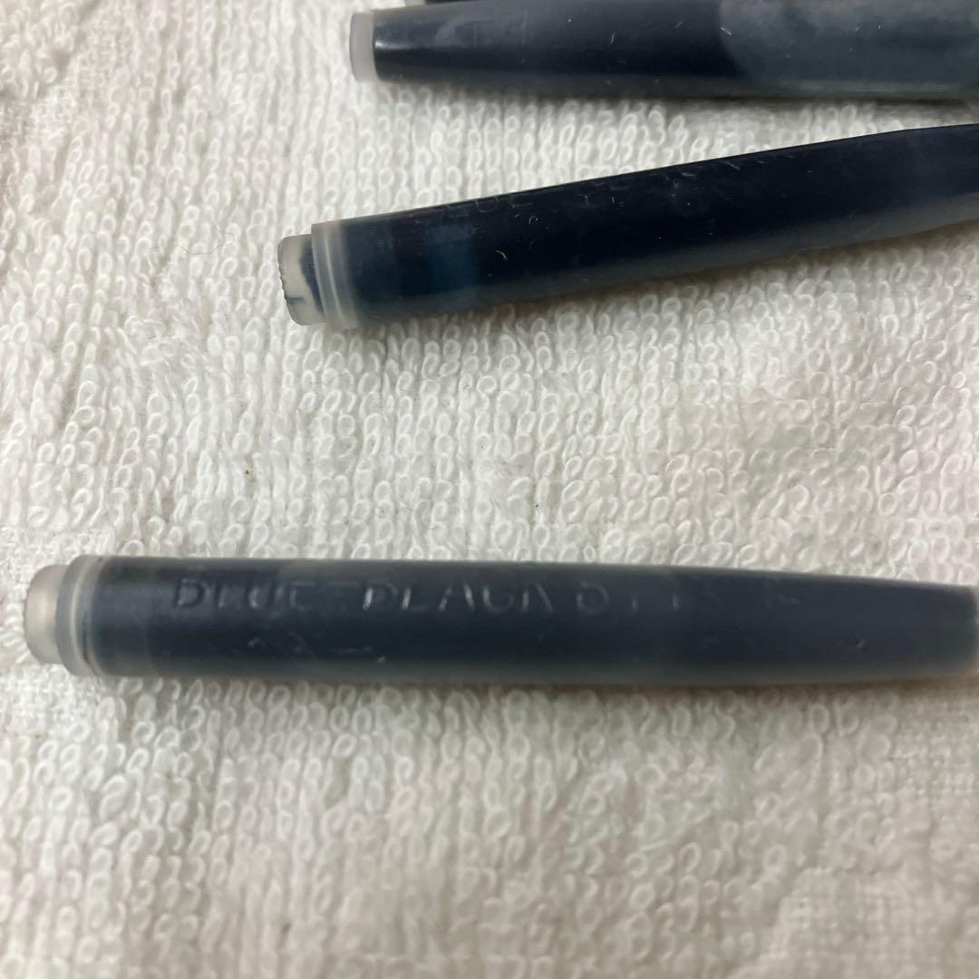 Platinum Showa-era Blue-Black Fountain Pen Ink 9 Bottles with Box Used | Suadpens