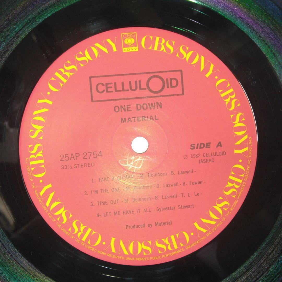 ['84 LP with domestic disc] Material ONE DOWN Bill Laswell | Japansoundstore