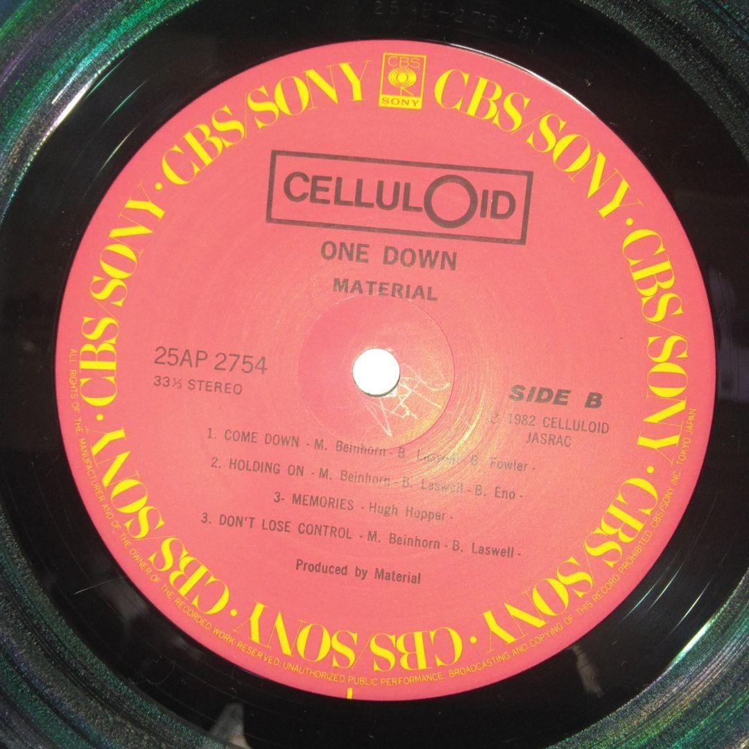 ['84 LP with domestic disc] Material ONE DOWN Bill Laswell | Japansoundstore
