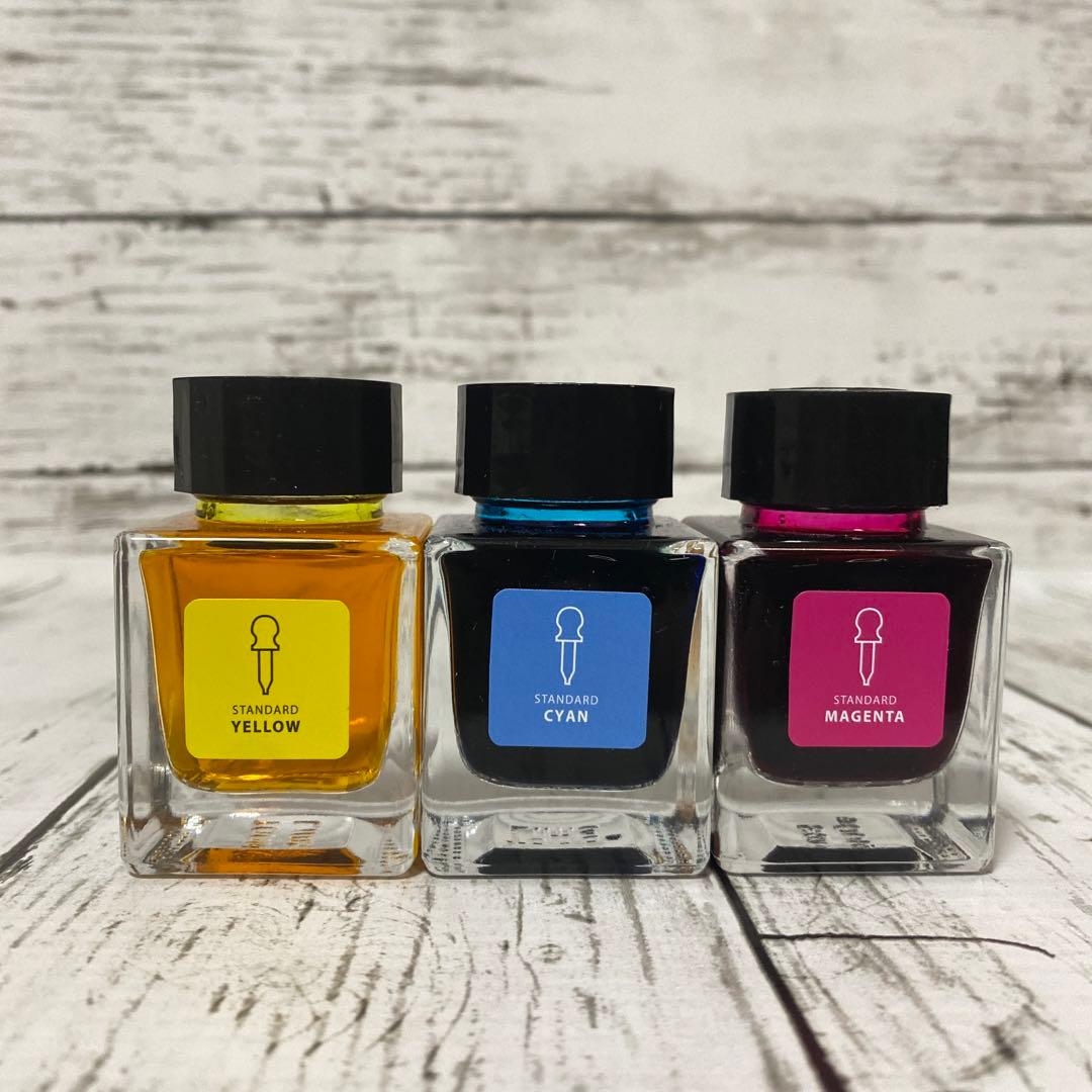 Toning Ink Set 30ml x 5 Colors + 3 Accessories, Used, Japan-made | Suadpens