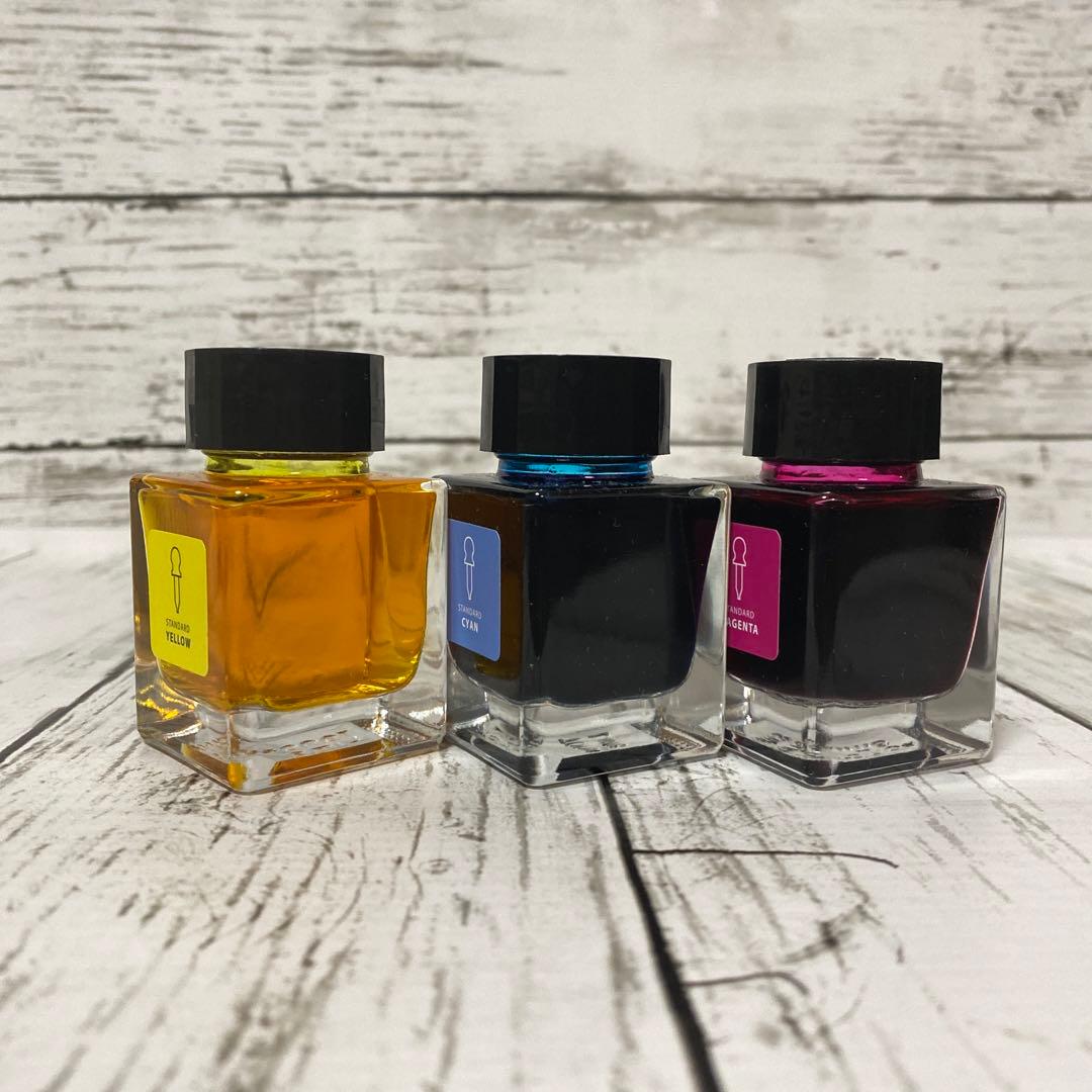 Toning Ink Set 30ml x 5 Colors + 3 Accessories, Used, Japan-made | Suadpens