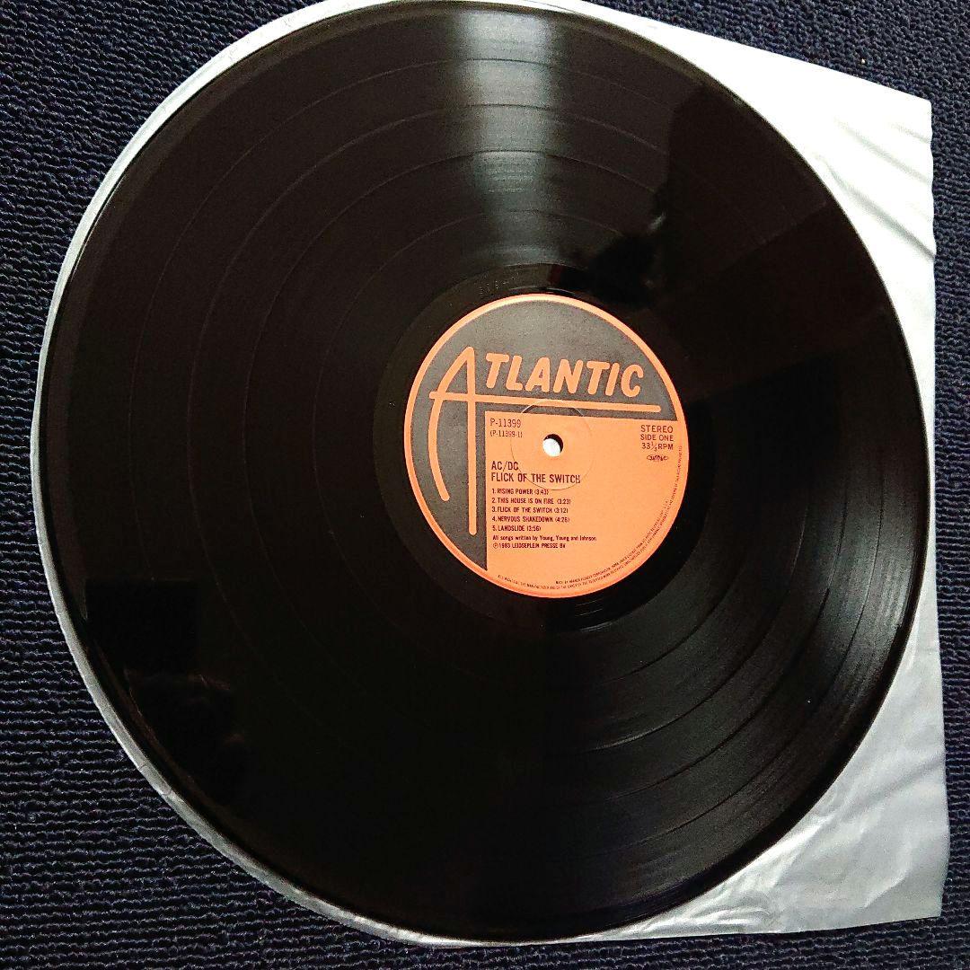 AC/DC Flick Of The Switch 1983 Japan LP Hard Rock Atlantic P-11399 | Japansoundstore