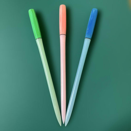 Retro 3 Unused Lighter Pen Holders, Vintage Color, 7.1 inches, Collectible | Suadpens