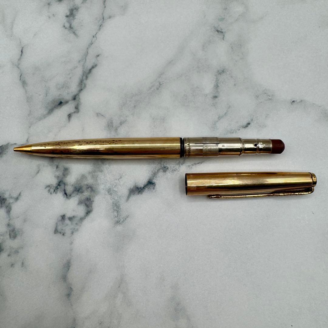 Parker 61 Mechanical Pencil Twist Vintage Black Gold  Established Used | Suadpens