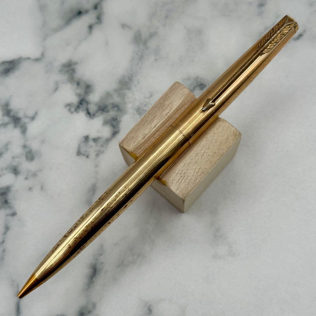 Parker 61 Mechanical Pencil Twist Vintage Black Gold  Established Used | Suadpens