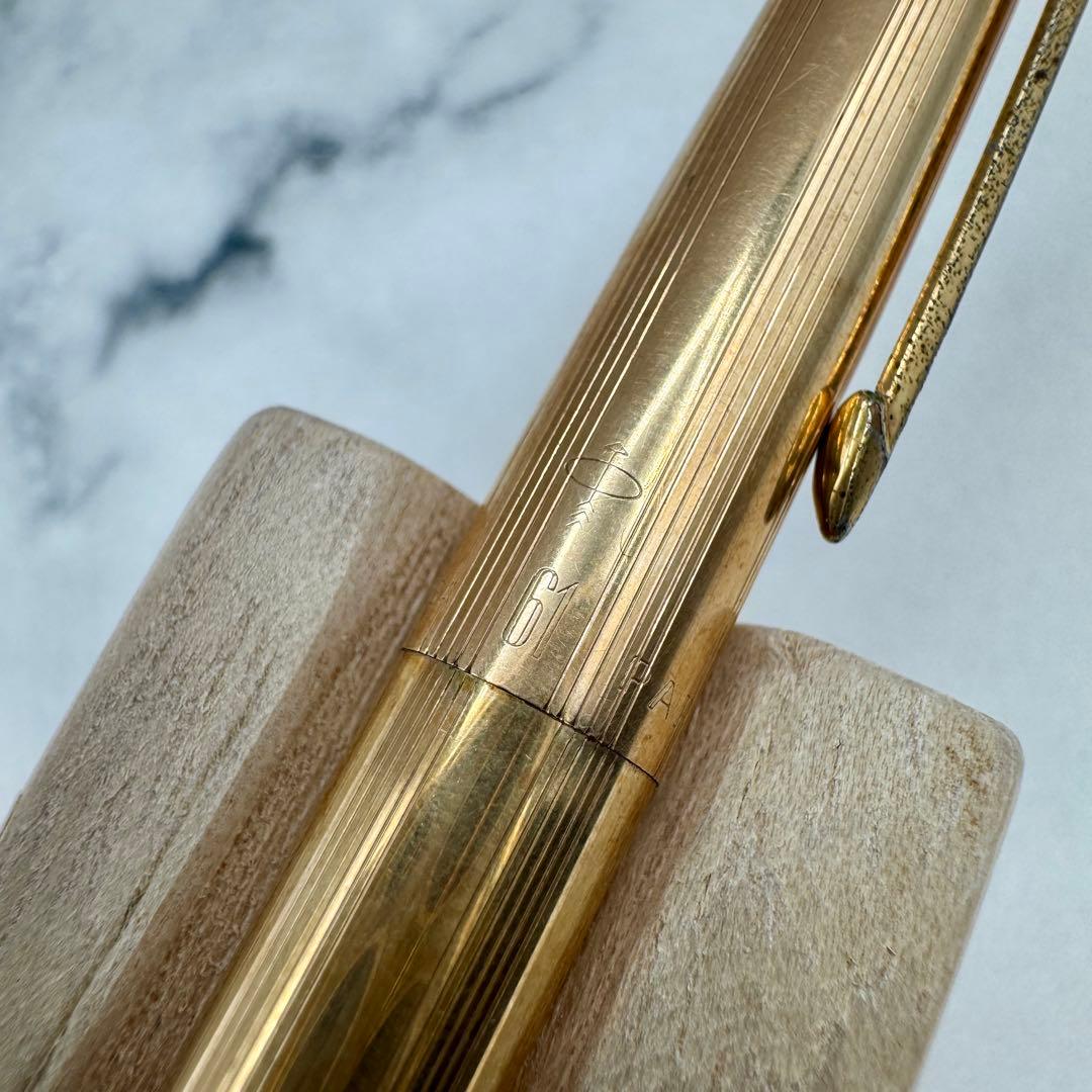 Parker 61 Mechanical Pencil Twist Vintage Black Gold  Established Used | Suadpens