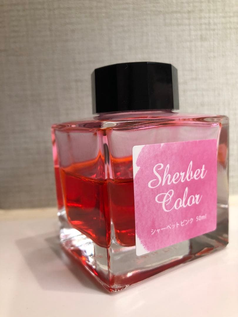 Sailor Sherbet Purple/Pink Fountain Pen Ink 50ml Used Dye Ink | Suadpens