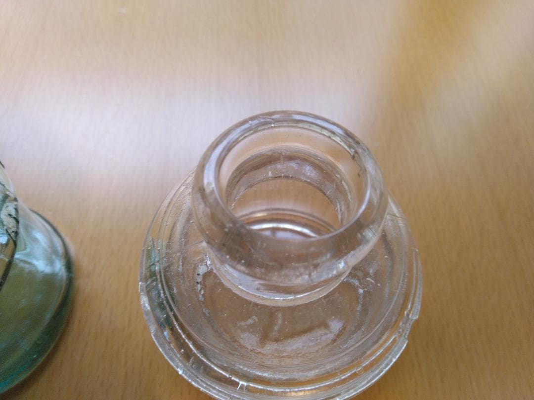 Showa Retro Ink Bottles Set of 3 Japanese Glass Antiqued Interior Decor Used | Suadpens