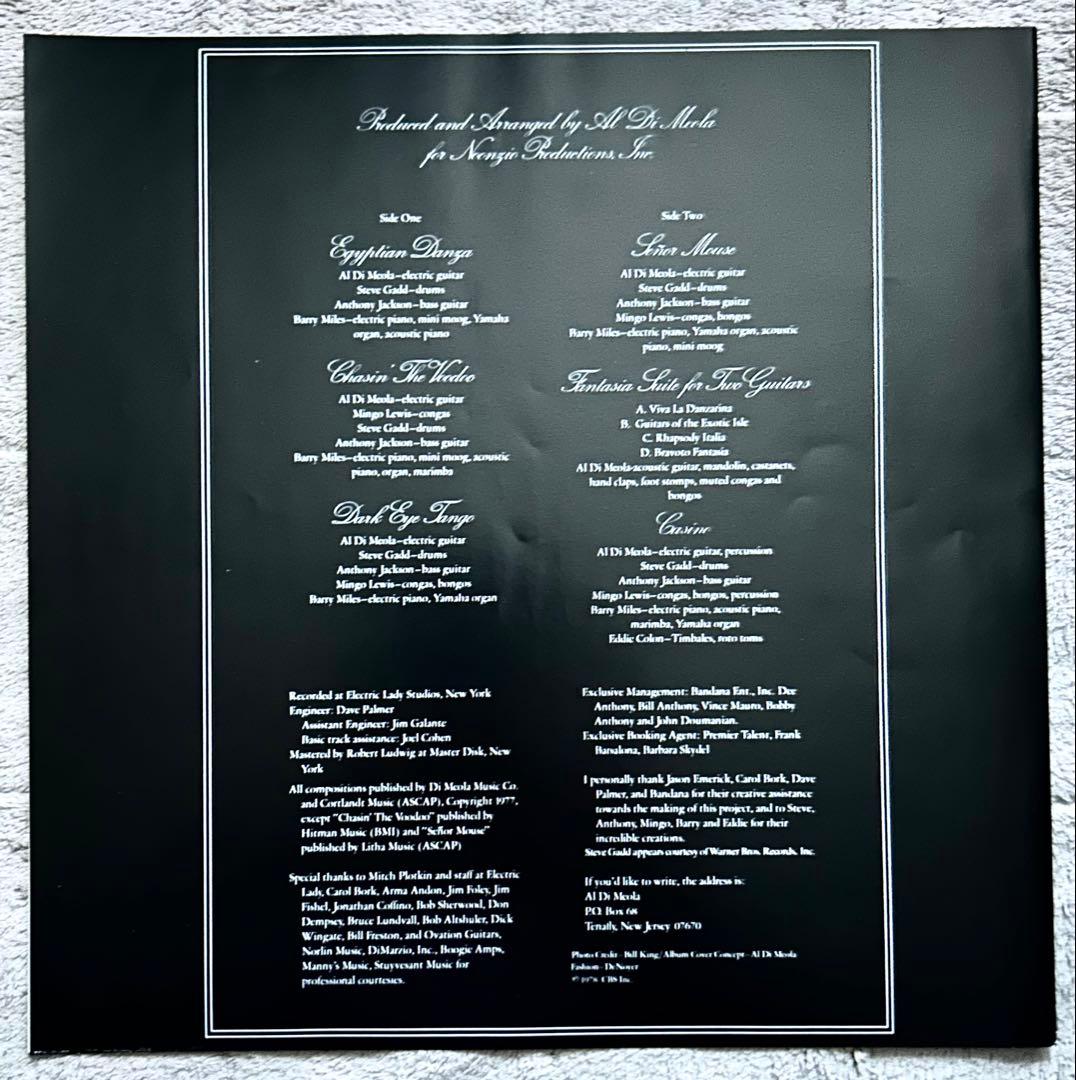 Al Di Meola Casino 1978 LP with Japanese obi Jazz Fusion Record | Japansoundstore