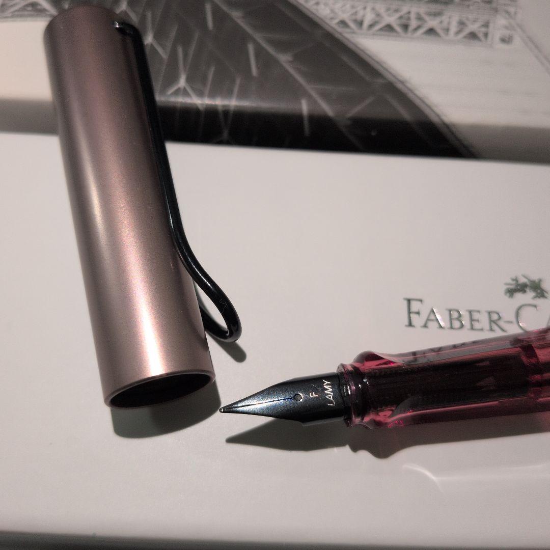 LAMY Faber-Castell Neo Slim Ulster Fountain Pen EF Black Rose Gold Bulk Sale | Suadpens