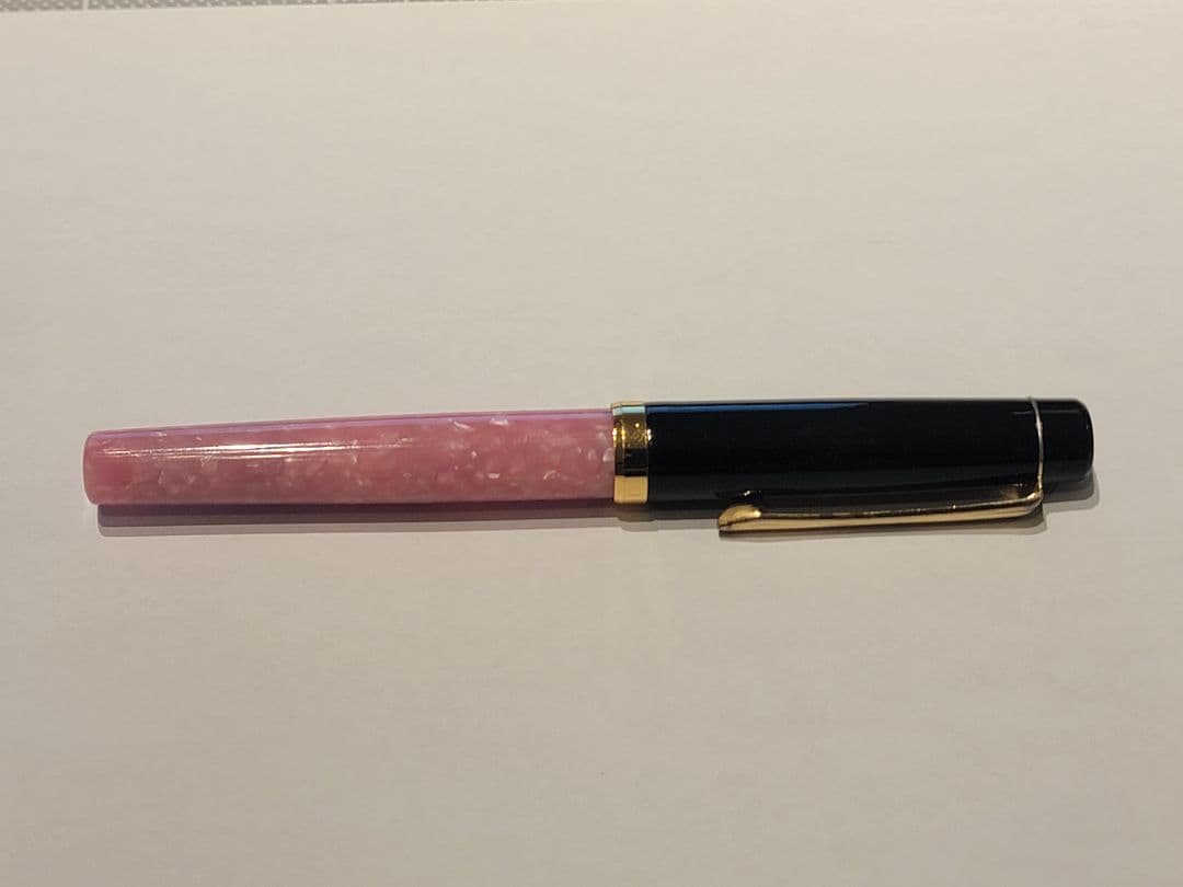 Onishi Peach Blossom Fountain Pen F Limited Edition Black & Gold Trim | Suadpens