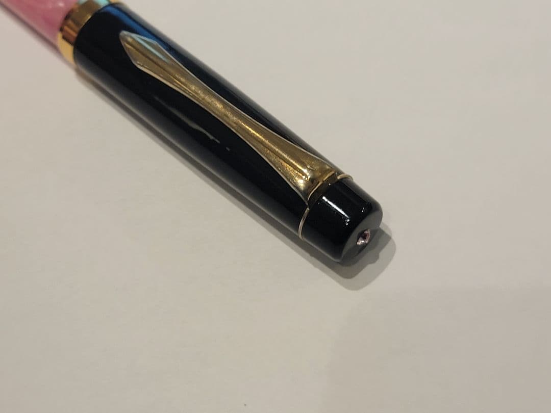 Onishi Peach Blossom Fountain Pen F Limited Edition Black & Gold Trim | Suadpens