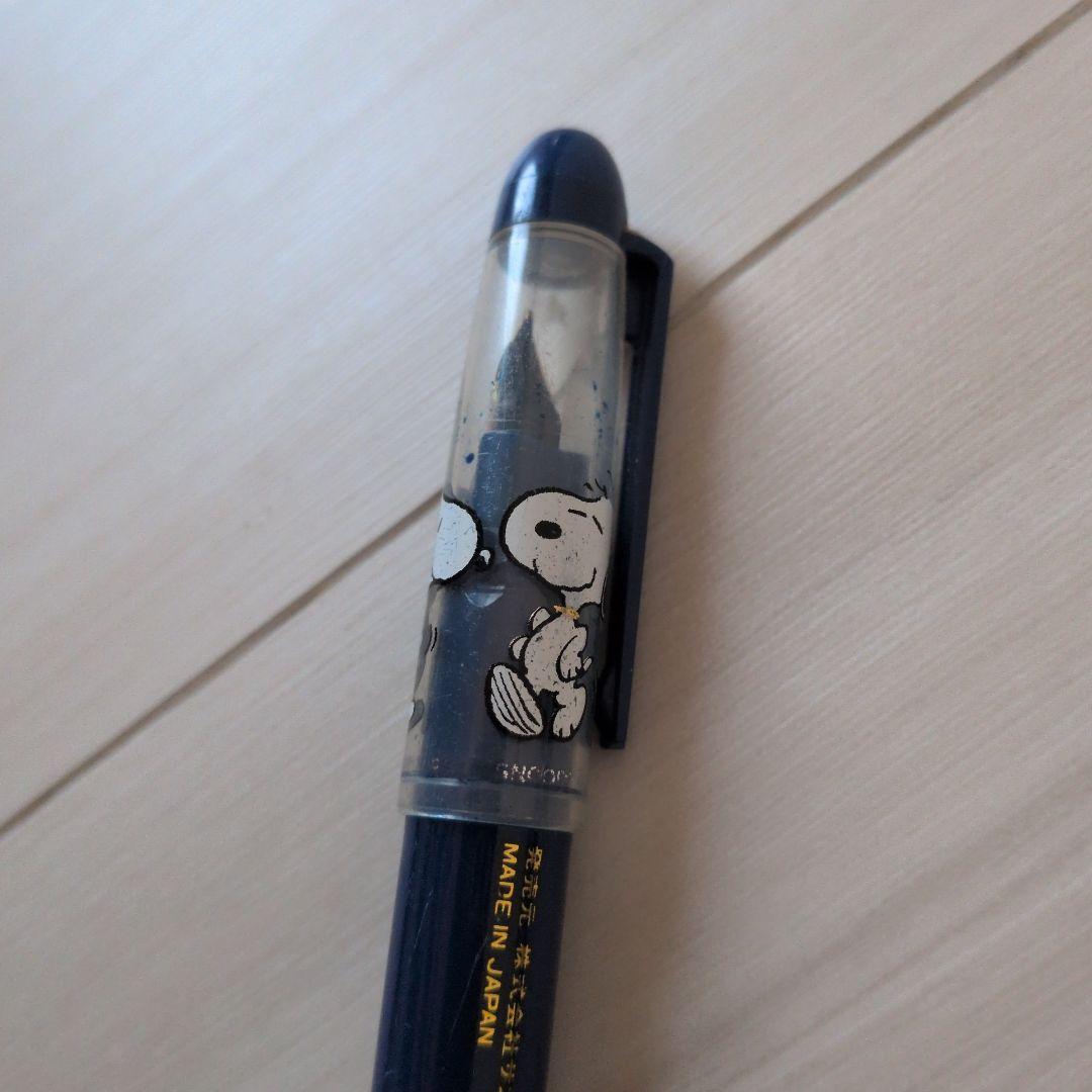 Peanuts Snoopy Fountain Pen Blue-Black Ink Retro Vintage Used Stationery | Suadpens
