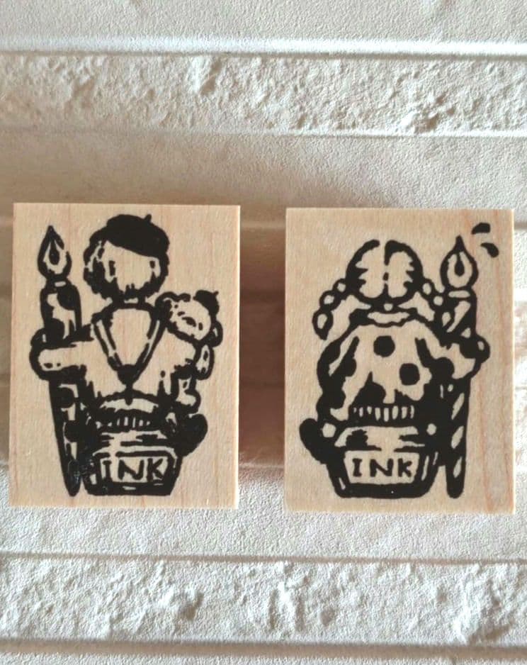 PEPIN Stamp Pen Set Limited Edition 2pcs  Unused Festival Collection | Suadpens
