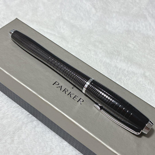 Parker IM 5th Premium Etching Black Fountain Pen  Unused | Suadpens