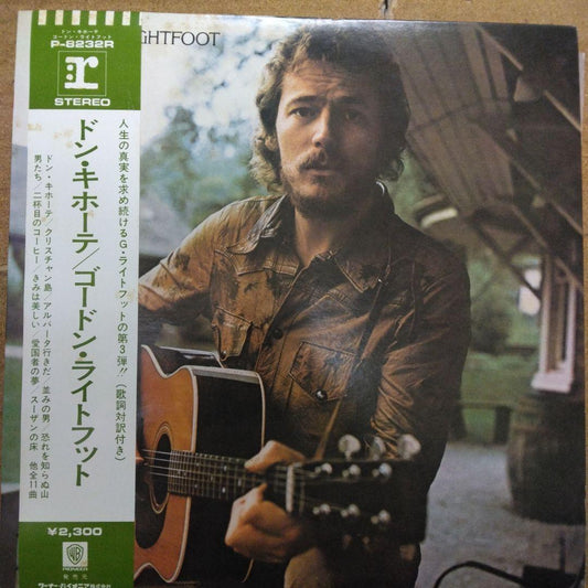 [LP with '72 band] Gordon Lightfoot Don Quijote P-8232R | Japansoundstore