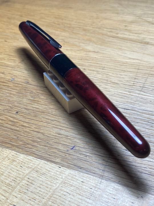 Cocoon Limited Edition Red Marble Fountain Pen Used, No Box, Rare Discontinued | Suadpens