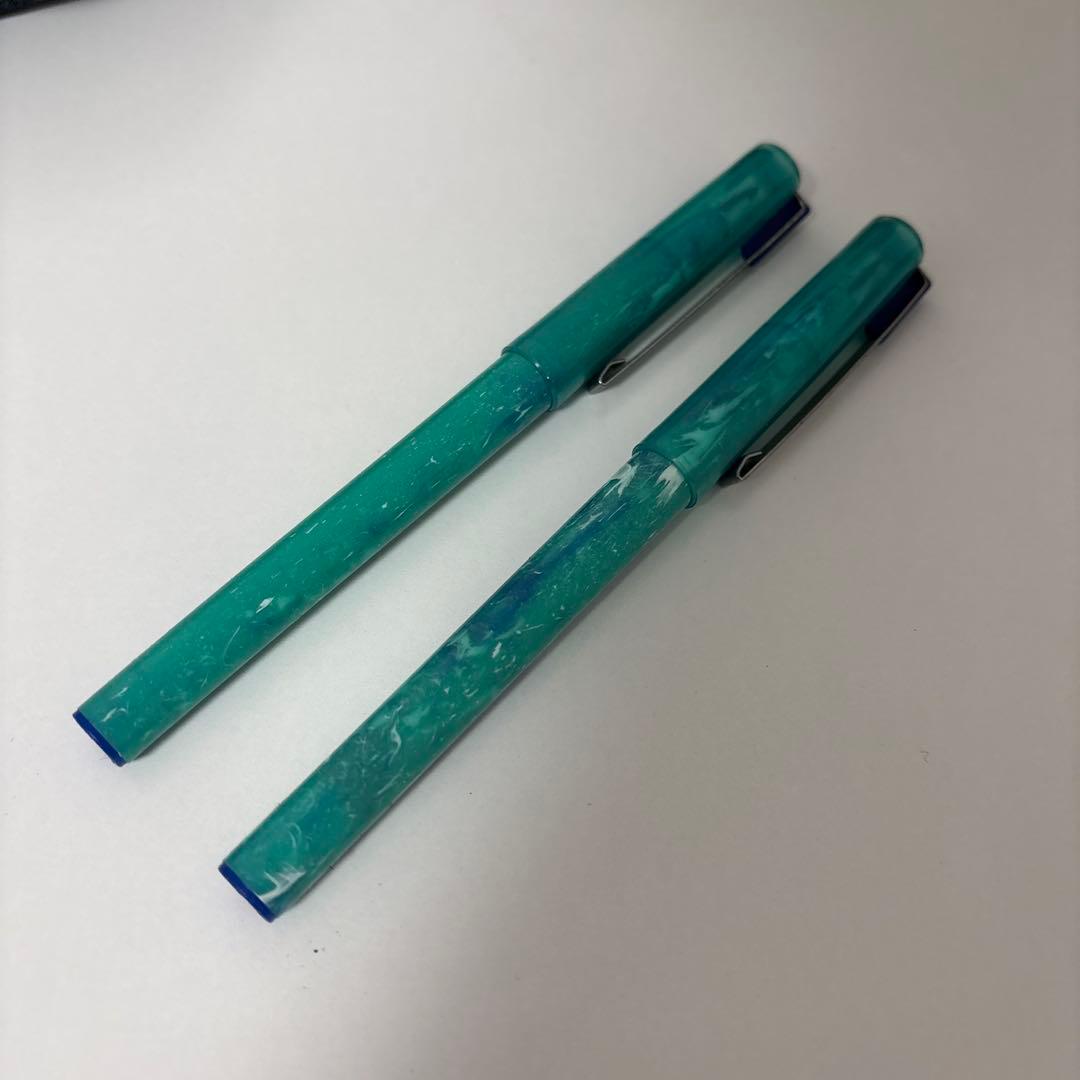 Pentel Plastic Retro Blue Set of 2 Can be sold separately Used Discontinued | Suadpens