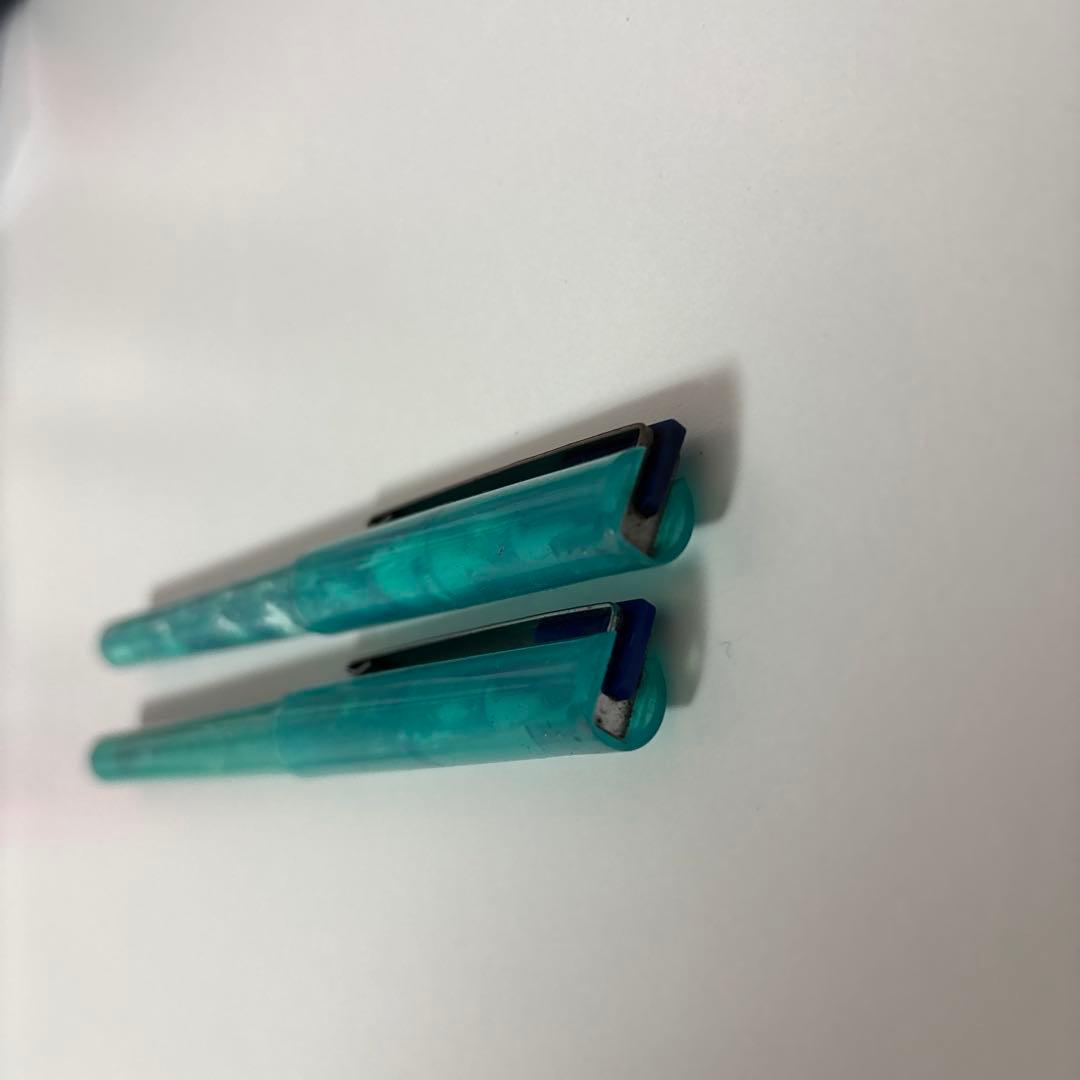 Pentel Plastic Retro Blue Set of 2 Can be sold separately Used Discontinued | Suadpens