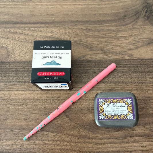 Retro Fountain Pen with 6 Nibs & Ink Set, Vintage Ink Pen, New | Suadpens